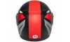 CAPACETE TAURUS ZARREF  NEON V-5 PRETO FOSCO/VERMELHO Nº56/58/60